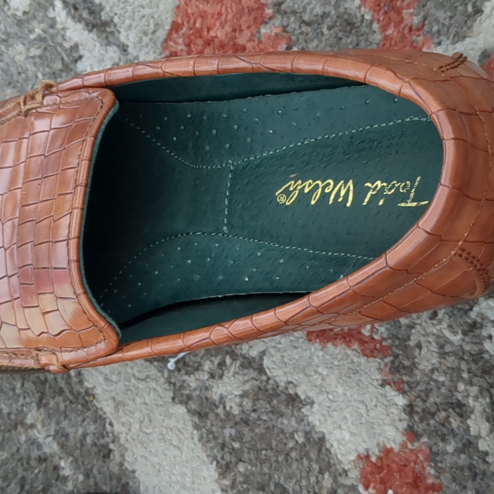 Todd Welsh size 9M Reggie Cognac Brown loafers - Picture 7 of 11